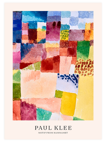 Klee Motif from Hammamet - Art Print Klee Motif from Hammamet - Art Print