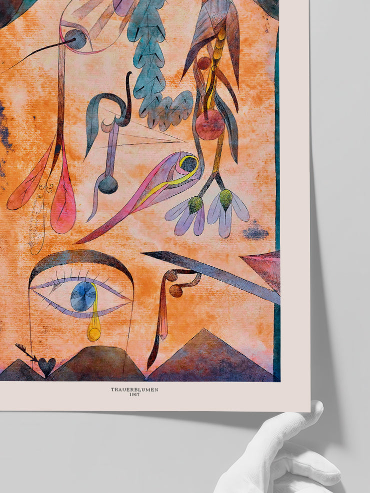 Klee Trauerblumen - Art Print Poster