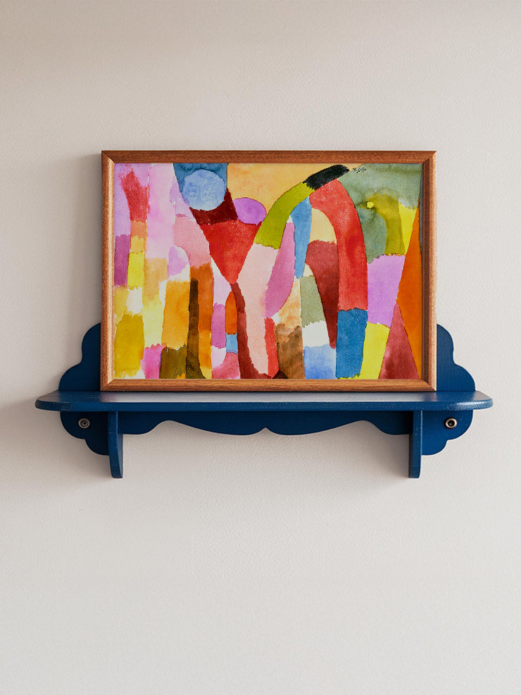 Klee Movement of Vaulted Chambers - Art Print Poster