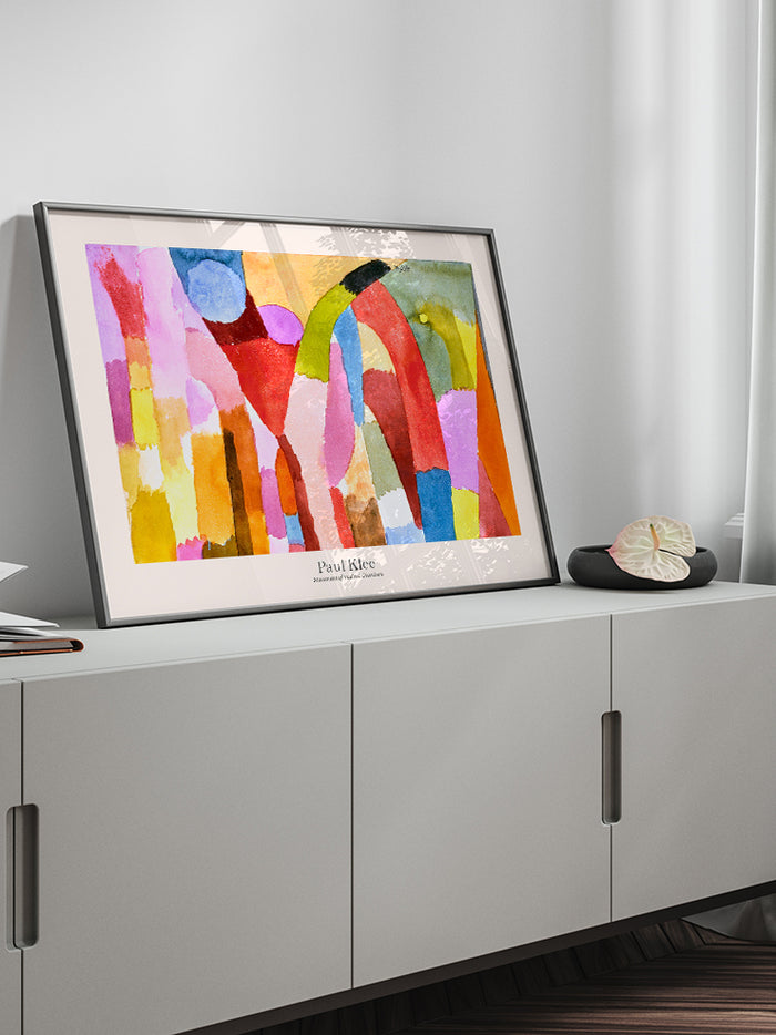 Klee Tonozlu Odaların Hareketi - Art Print Poster