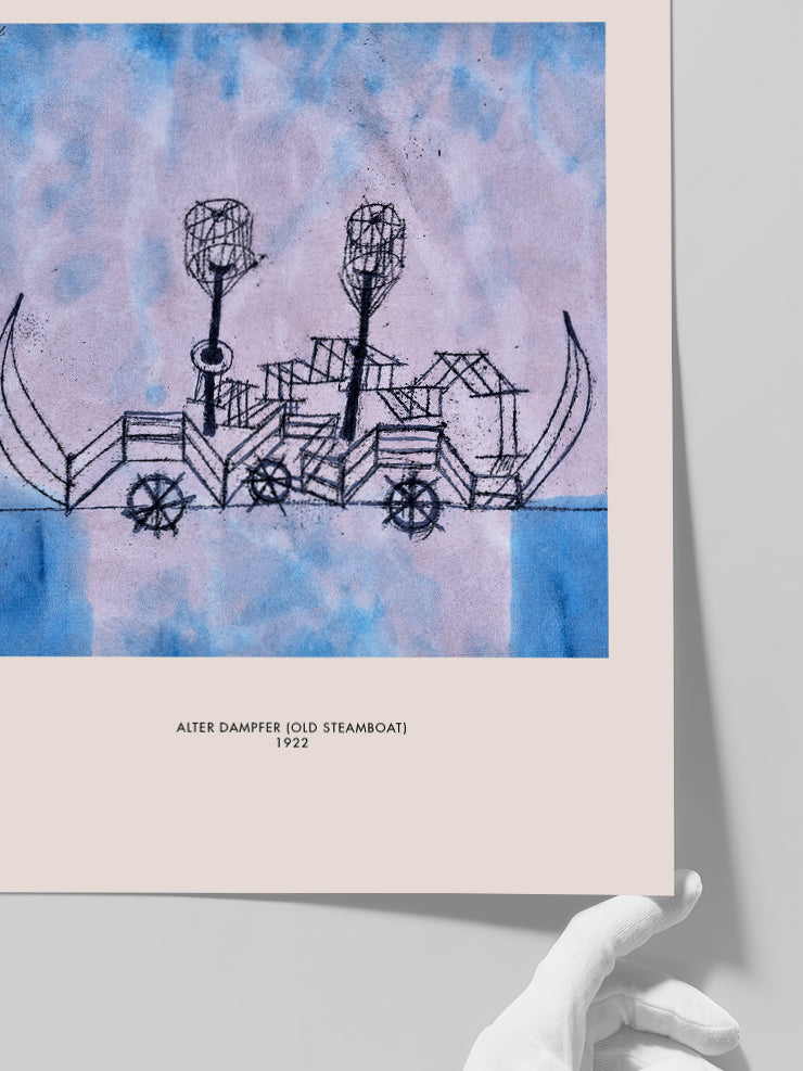 Klee Alter Dampfer - Art Print Poster