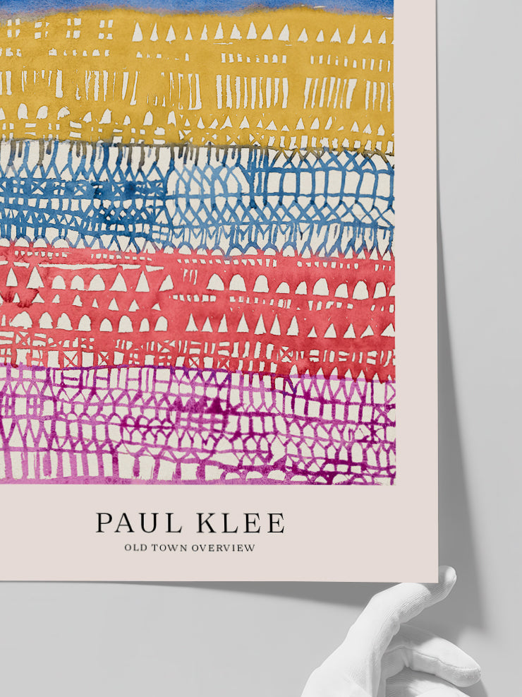 Klee Old Town Overview - Art Print Poster