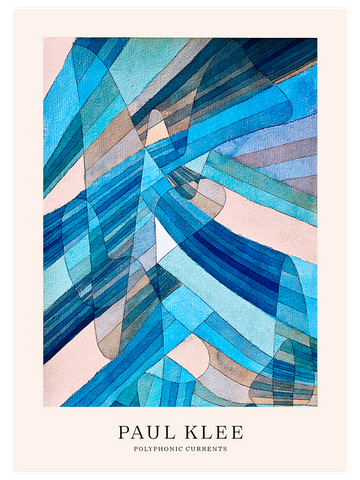 Klee Polyphone Strömungen - Art Print Klee Polyphone Strömungen - Art Print