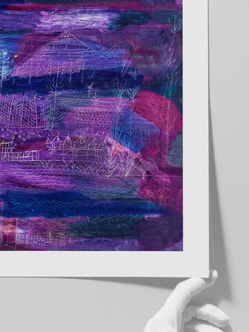 Klee  River Engineering Landscape - Art Print Klee  River Engineering Landscape - Art Print