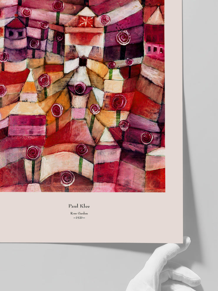 Klee Rose Garden - Art Print Poster