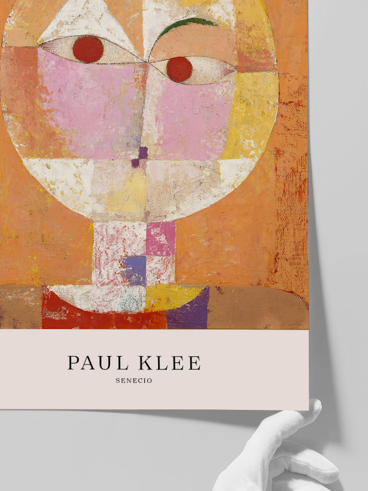 Paul Klee Senecio - Art Print Poster