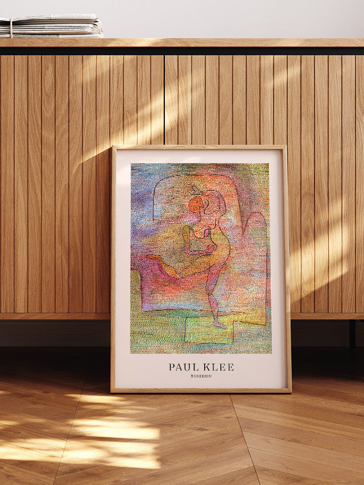 Klee Tänzerin - Art Print Poster