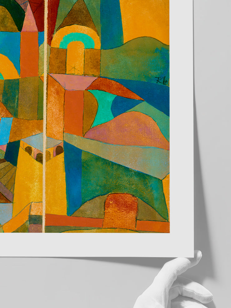 Klee Temple Gardens - Art Print Poster