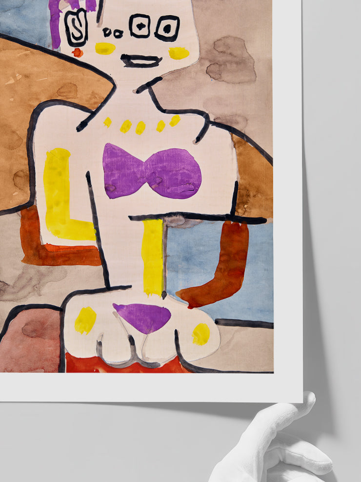 Klee Mädchen im Norden - Art Print Poster