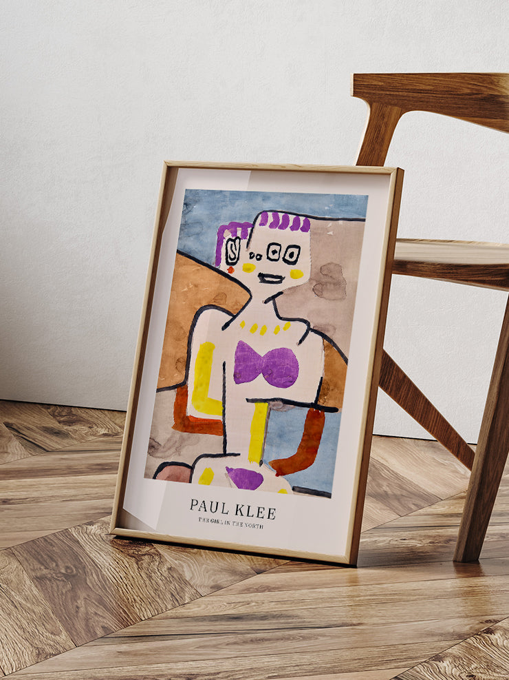 Klee The Girl in the North - Art Print Poster
