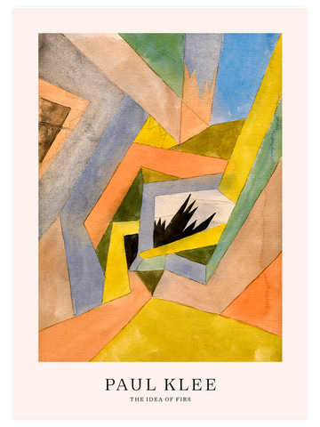 Klee The Idea of Firs - Art Print Klee The Idea of Firs - Art Print