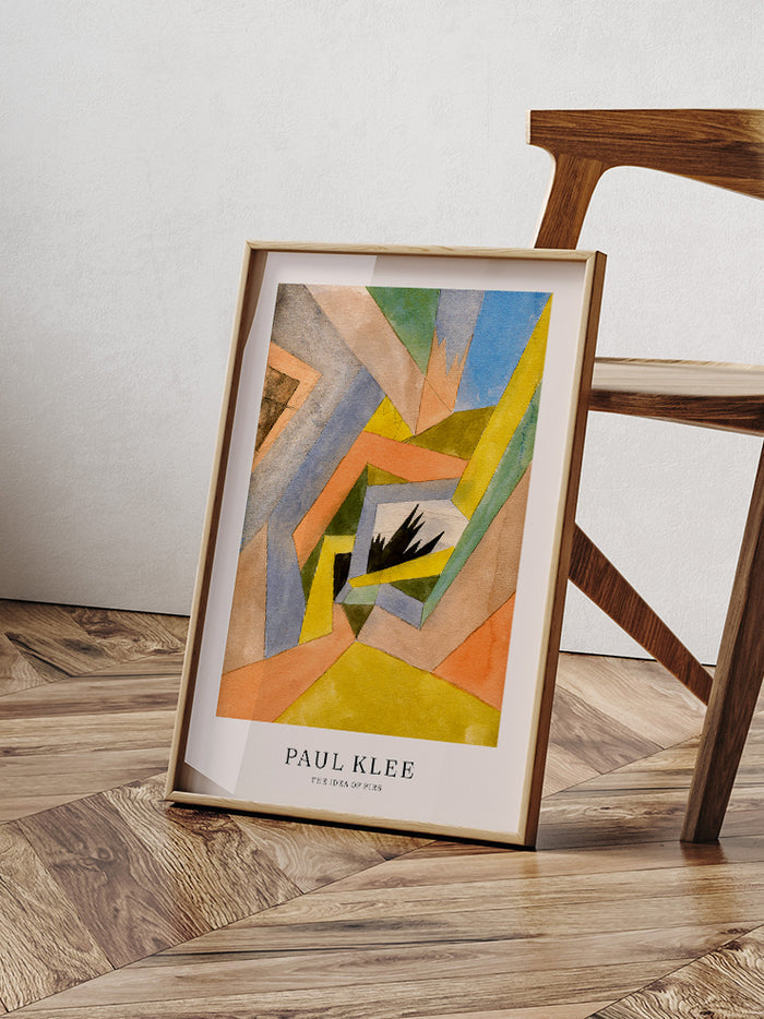 Klee The Idea of Firs - Art Print Poster
