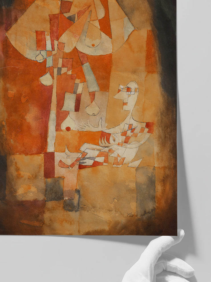 Klee Armut Ağacının Altındaki Adam - Art Print Poster