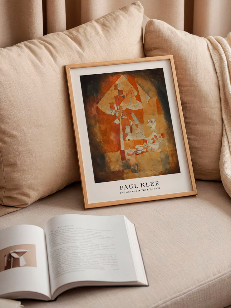 Klee The Man under the Pear Tree - Art Print Poster