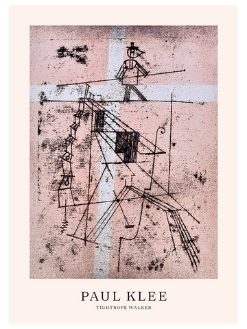 Klee Tightrope Walker - Art Print Klee Tightrope Walker - Art Print