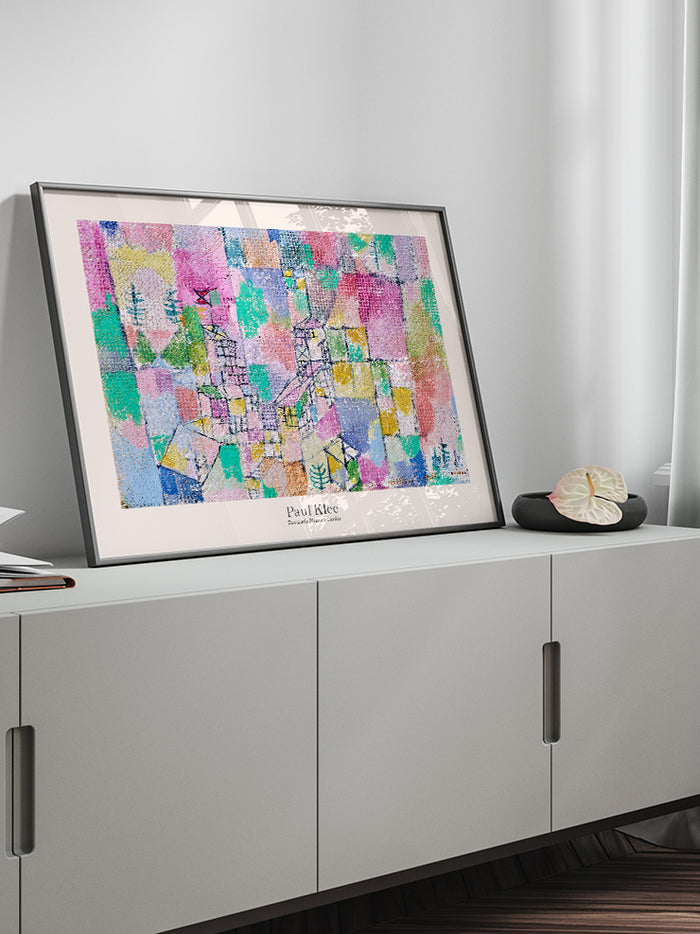 Klee Zwei Lustschlösschen - Art Print Poster