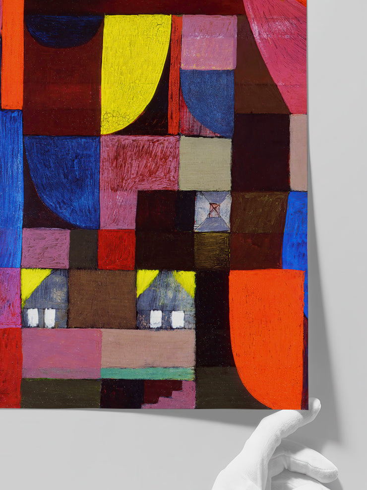 Klee Villen für Marionetten - Art Print Poster
