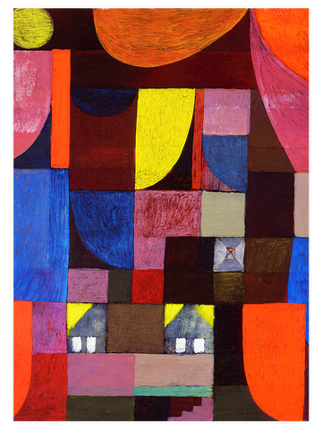 Klee Villen für Marionetten - Art Print Klee Villen für Marionetten - Art Print