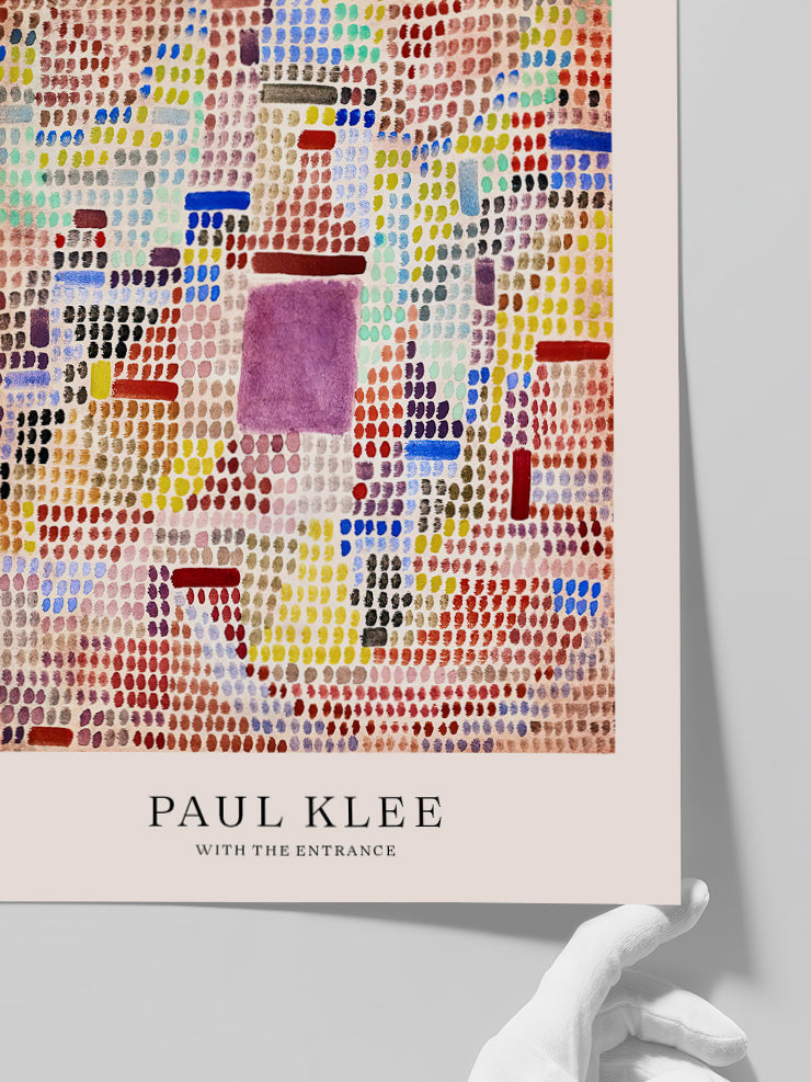 Klee With the Entrance - Art Print Poster