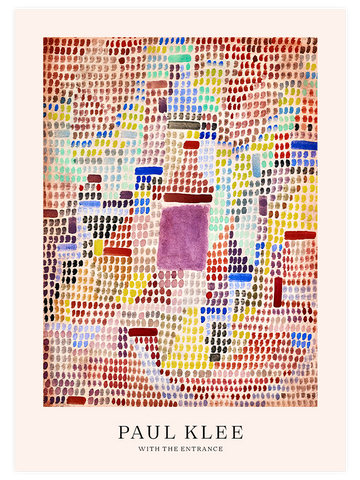 Klee With the Entrance - Art Print Klee With the Entrance - Art Print