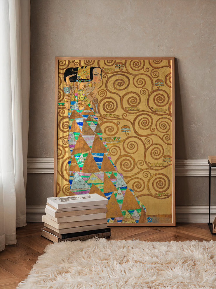 Klimt Beklenti - Art Print Poster