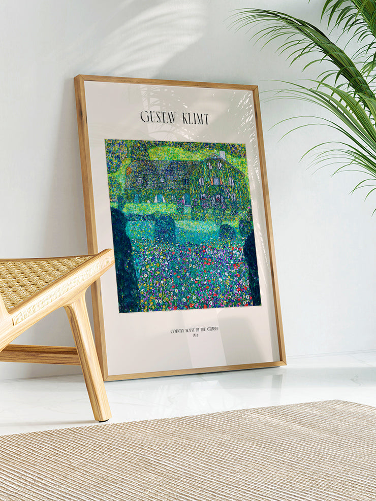 Klimt Country House by the Attersee - Art Print Poster