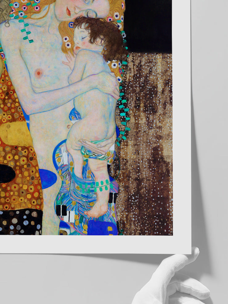 Gustav Klimt Mother and Child - Art Print Poster