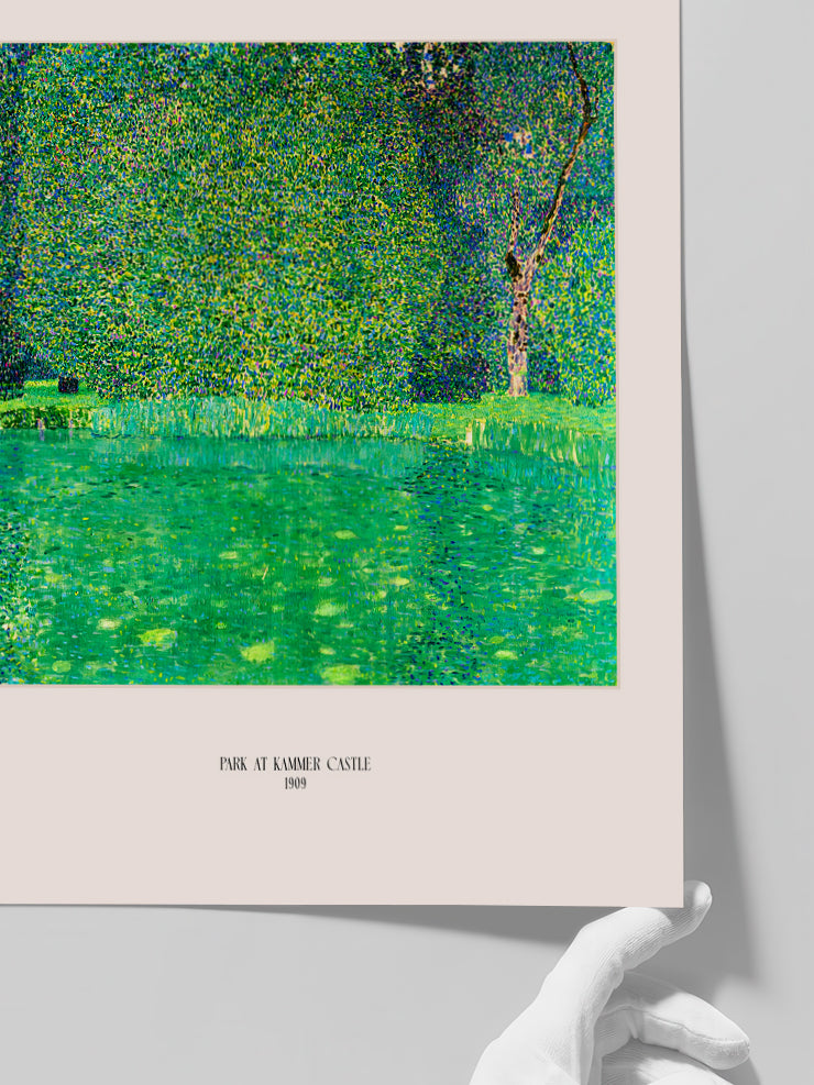 Klimt Park at Kammer Castle - Art Print Poster