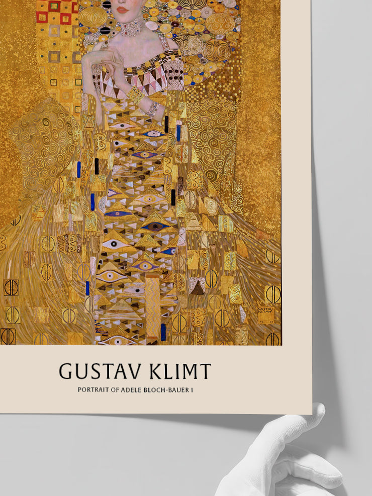Klimt Portrait Of Adele Bloch Bauer - Art Print Poster