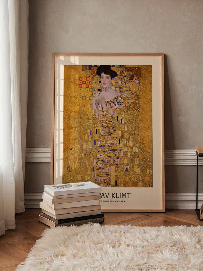 Klimt Portrait Of Adele Bloch Bauer - Art Print Poster