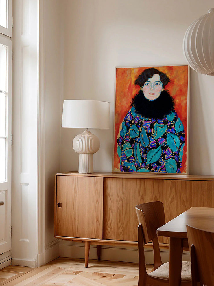 Klimt Johanna Staude Portresi - Art Print Poster