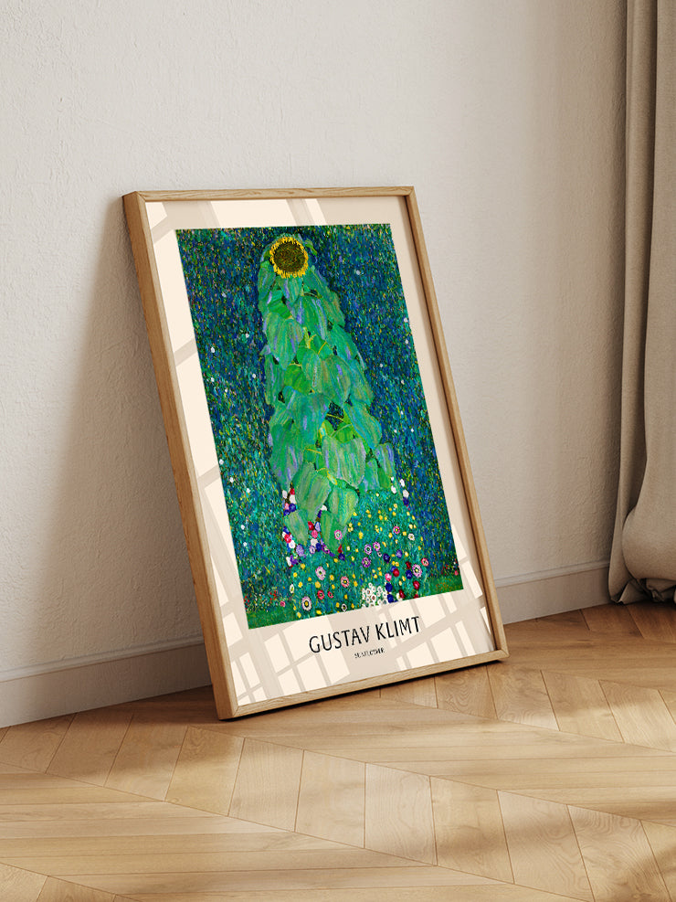 Gustav Klimt Ayçiçeği - Art Print Poster