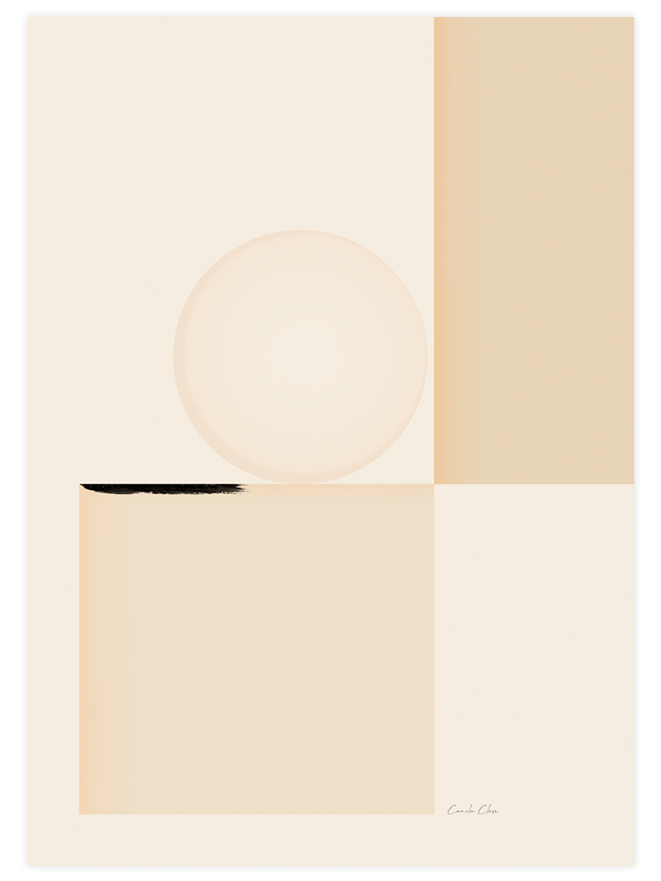 Etude Géométrique - Art Print Sanatsal Poster