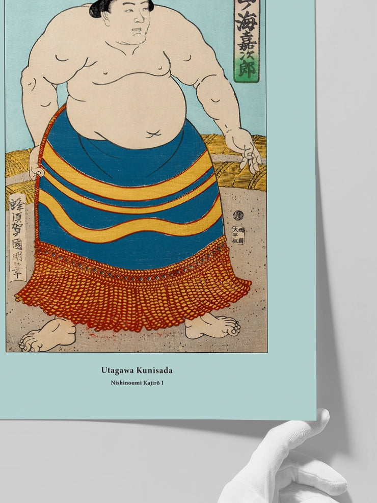 Kunisada, Nishinoumi Kajiro - Art Print Poster