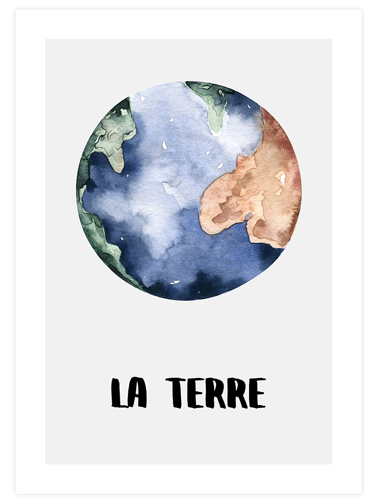 La Terre & La Lune - Poster Seti Duo Poster