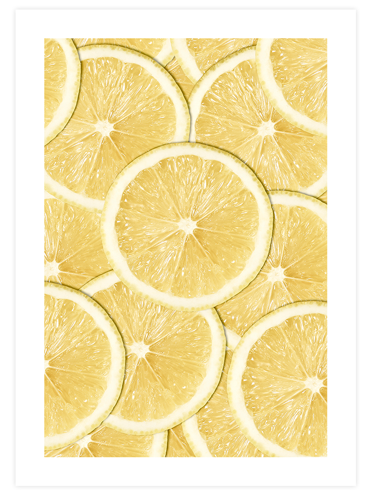 Limon Dilimleri - Art Print Fotoğraflar Poster