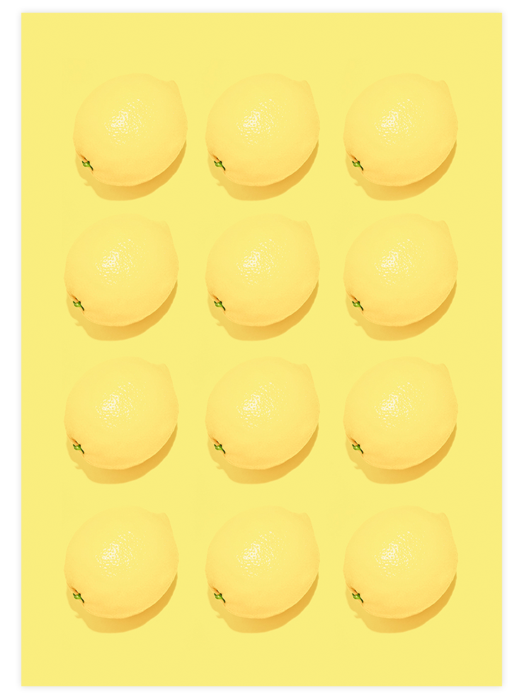 Sarı Sarı Limonlar - Art Print Fotoğraflar Poster