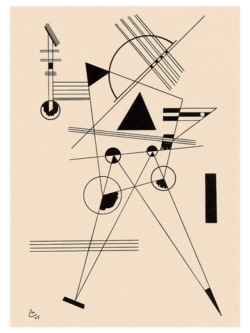 Kandinsky Lithography N1 - Art Print Kandinsky Lithography N1 - Art Print