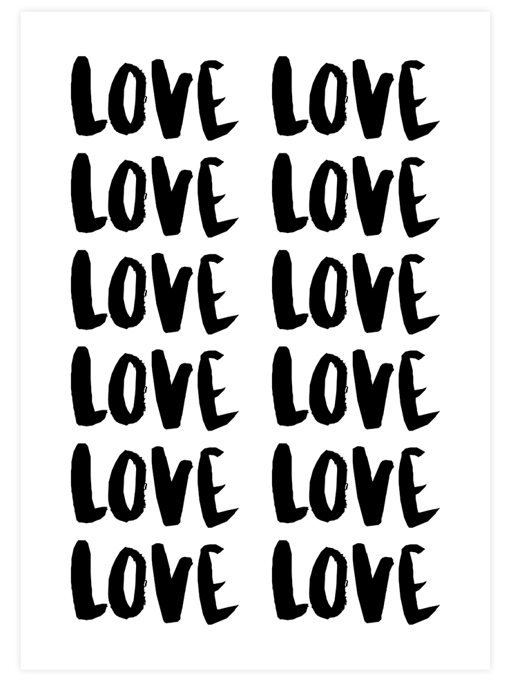 Love N4 - Art Print Poster