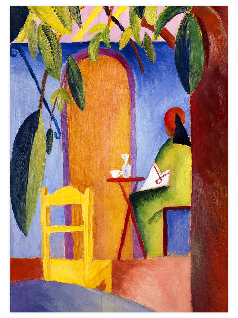 August Macke Turkish Coffee N°2 - Art Print