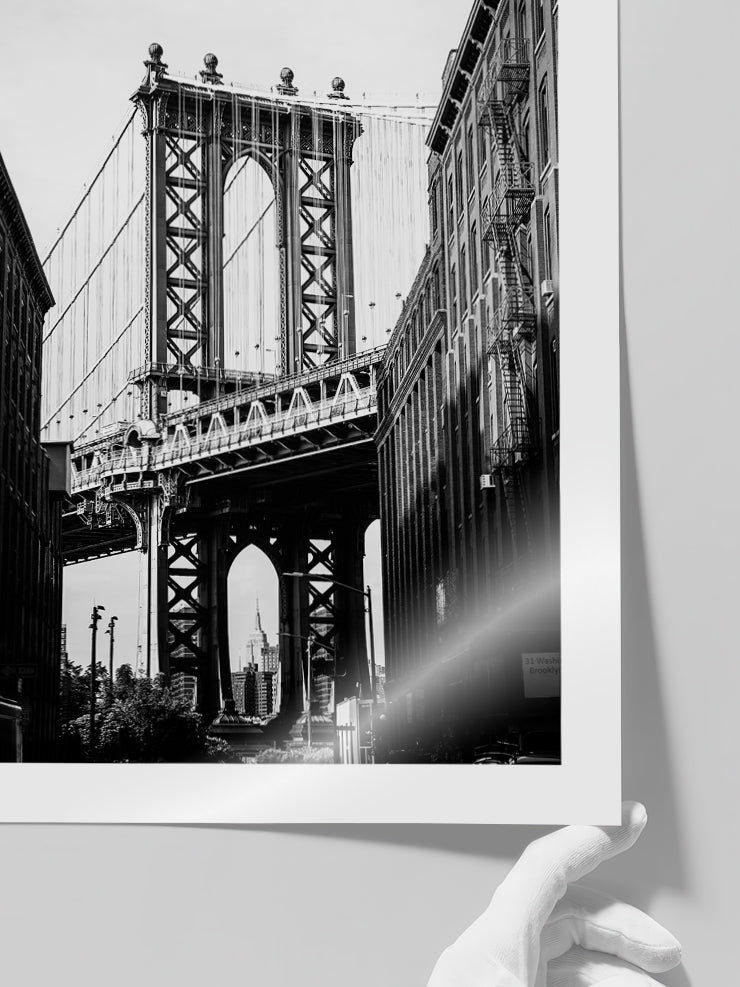 Manhattan Bridge - Art Print Poster
