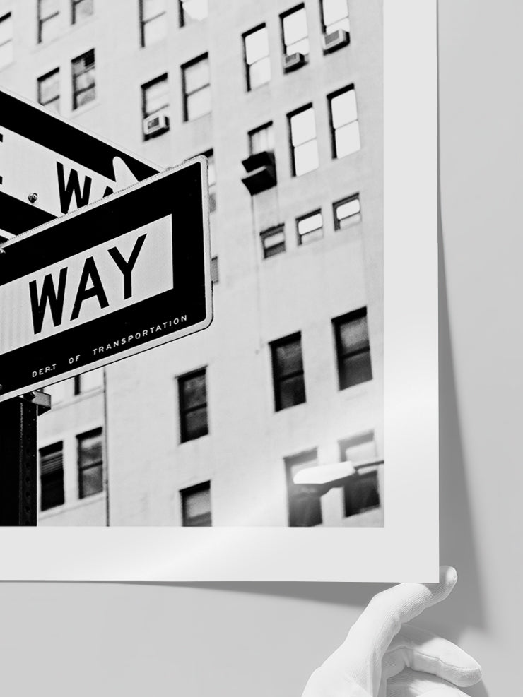 One Way - Art Print Poster
