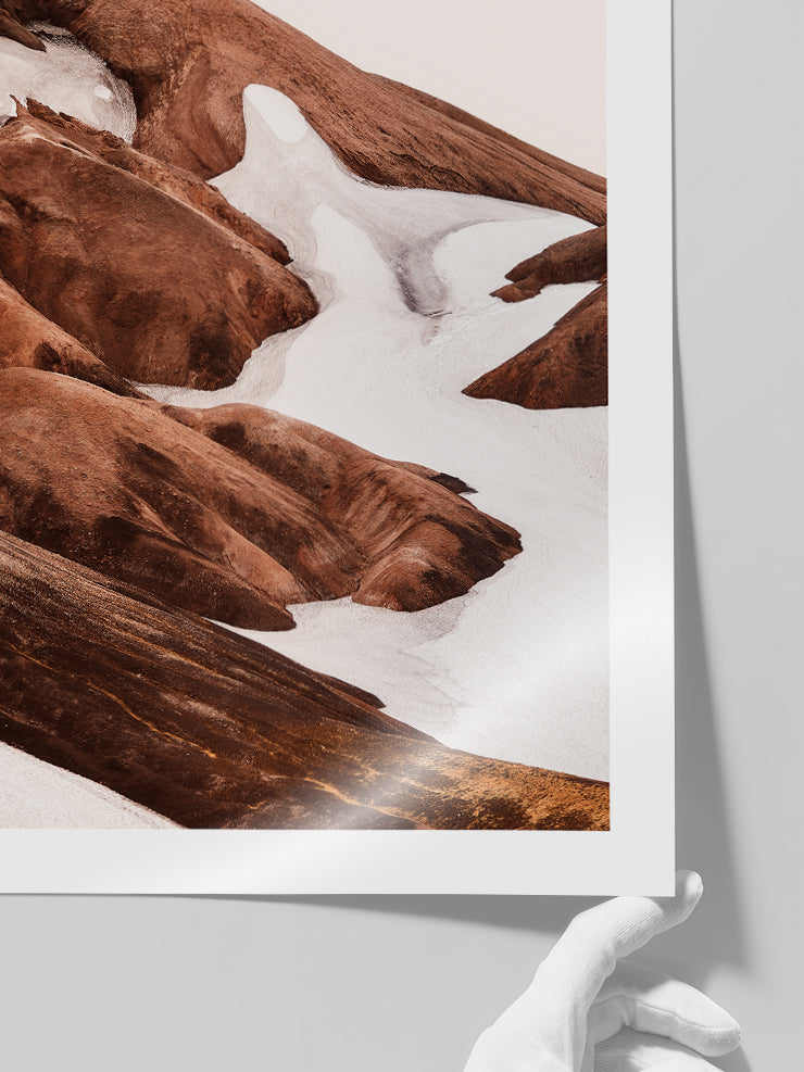 Dağlar Tepeler N2 - Art Print Poster