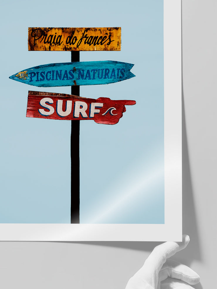 Surf Way - Art Print Poster