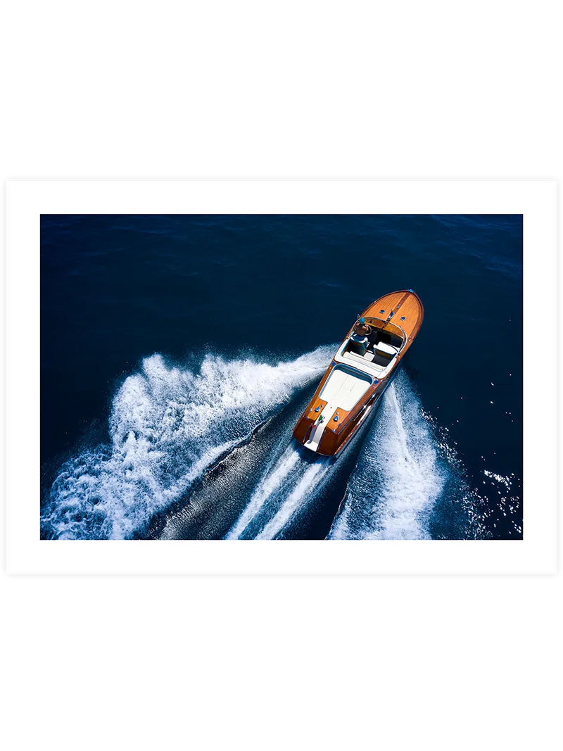 Mavi Sularda - Art Print
