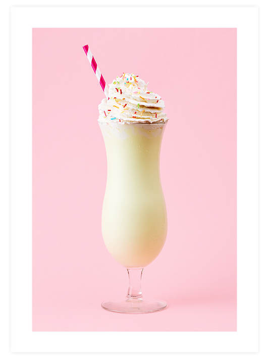 Milkshake Poster - Giclée Baskı