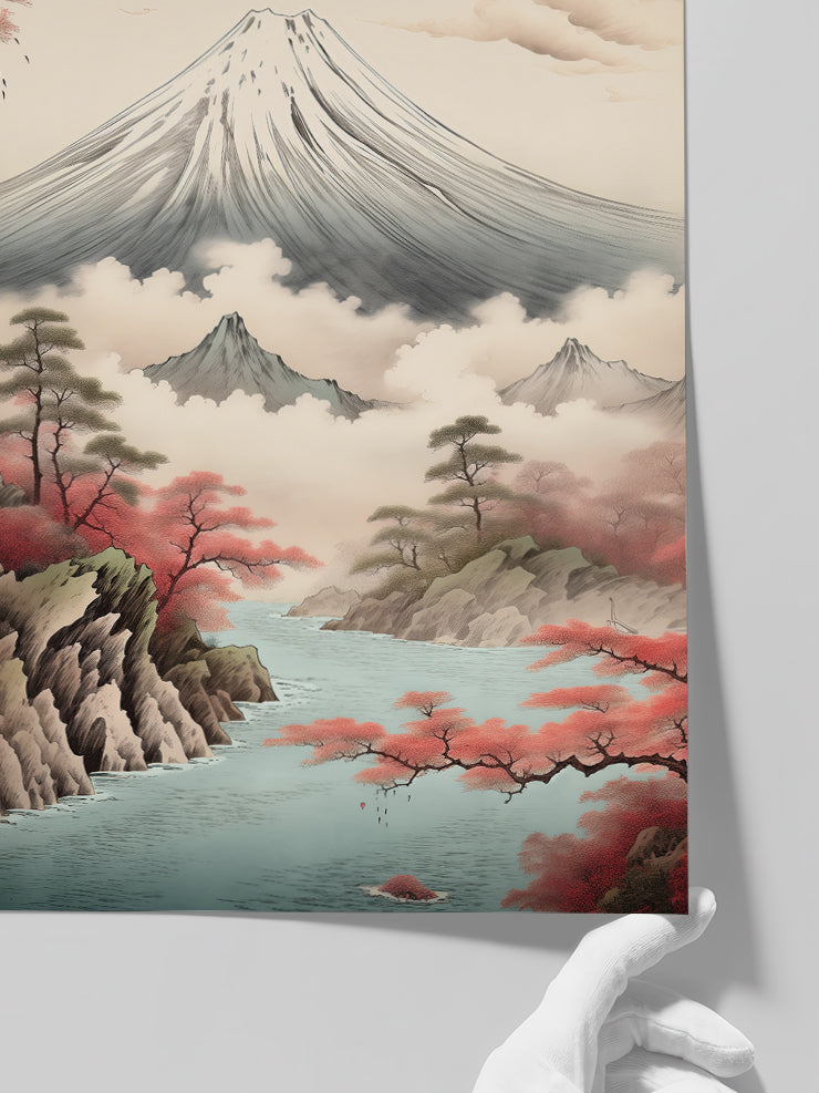 Fuji Mount - Art Print Poster