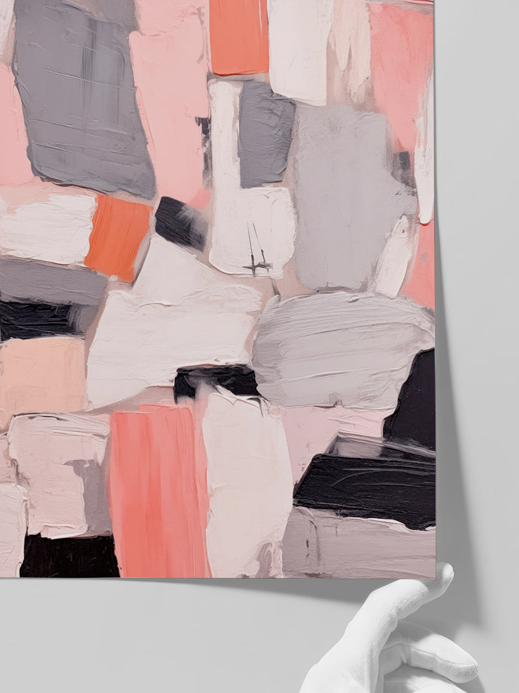 Pink Energy N2 - Art Print Poster