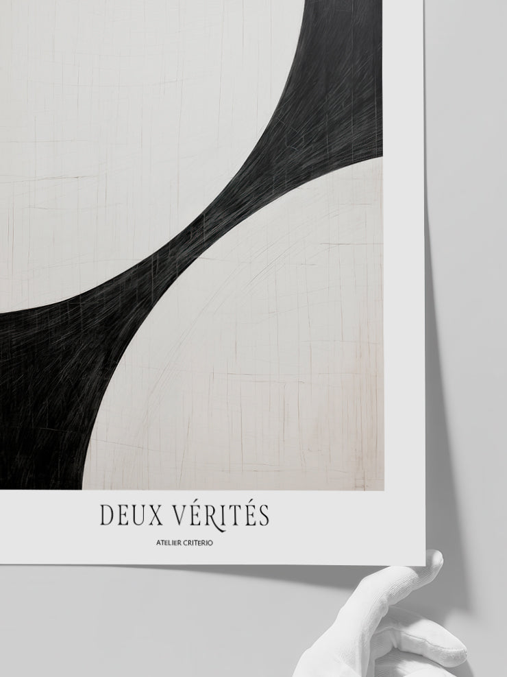 Deux Vérités - Art Print Poster