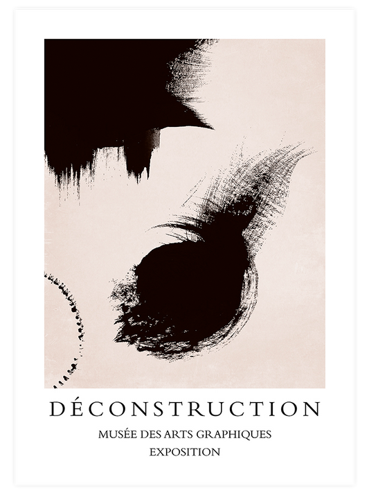 Déconstruction Poster - Giclée Baskı